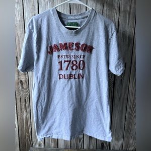 Jameson Vintage T-shirt Original Jameson Estd Since 1780 Dublin Grey T-Shirt XL